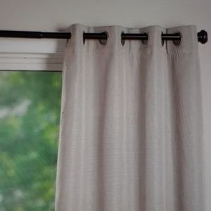 Madison Double Blackout Grommet Curtain Pair Parchment 40"×54" New In Package